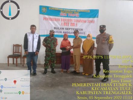 pembagian BLT DD bualan September 2022